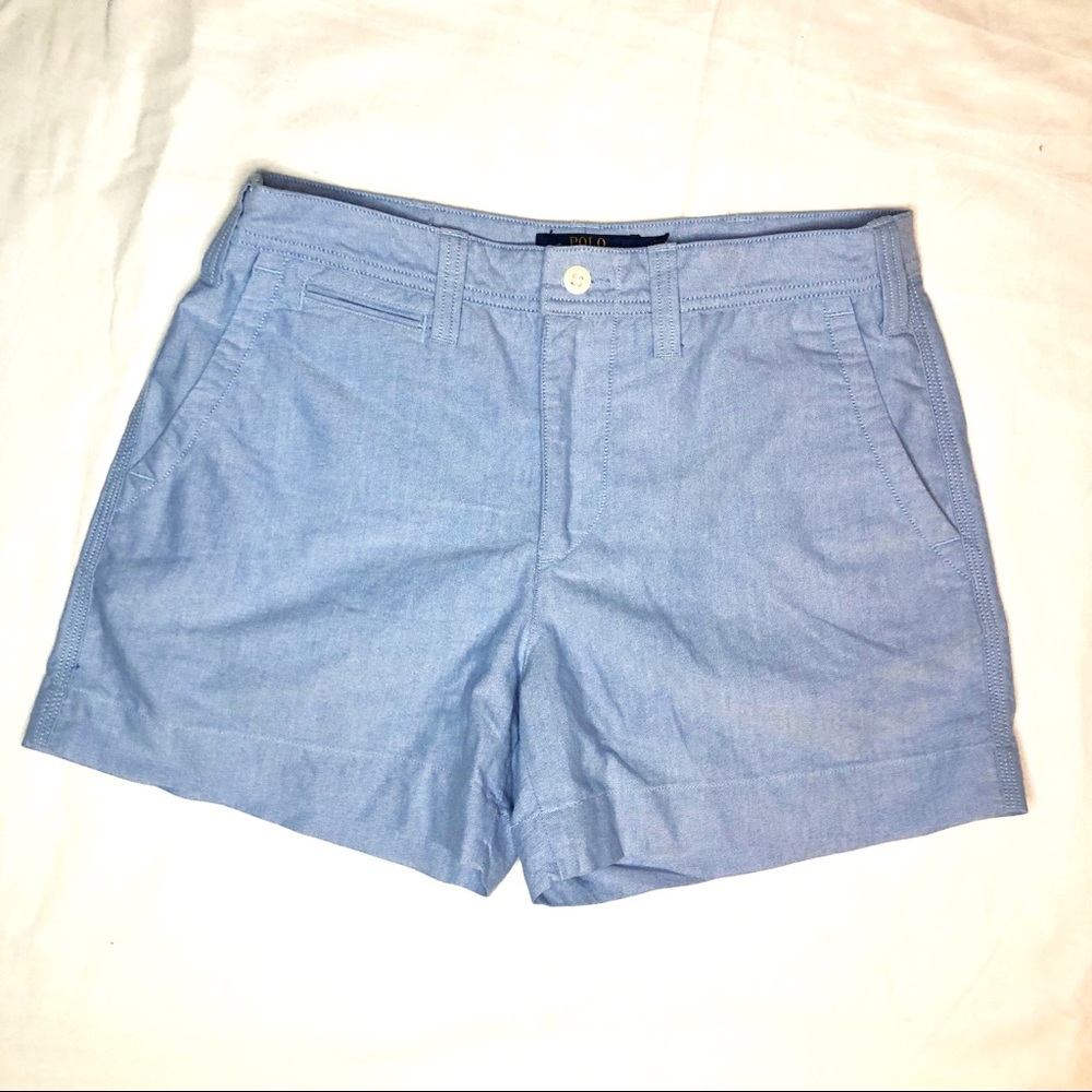 Polo Ralph Lauren Blue Denim Wash Trouser Shorts